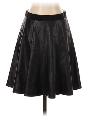 Falda de imitación de cuero negra para mujer Rebecca Taylor S Foto 1 de 2