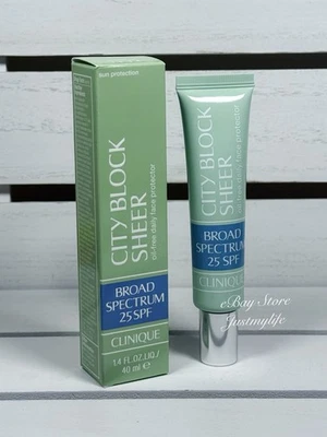Protector facial diario sin aceite Clinique City Block FPS 25, tamaño completo, nuevo en caja Foto 1 de 4