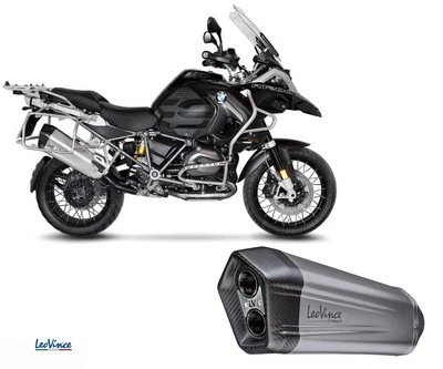 Terminale di Scarico Leovince Omologat LV-12 Titanio BMW R 1200 GS/ADV 2013 2018 - Imagem 1 de 3