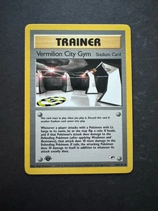 Pokemon Gym Heroes 1. Edition Trainer Vermilion City Gym 120/132 - Bild 1 von 2