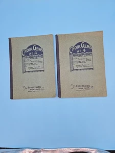 2 Gemas Coro Nº Cancionero Rodeheaver 1940 partituras selecciones sagradas 4 opciones - Imagen 1 de 10