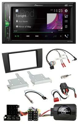 Pioneer 2DIN Lenkrad DAB USB Bluetooth Autoradio für Audi A4 99-01 BOSE Vollakti - Bild 1 von 4