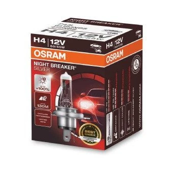 Osram 64193NBS NIGHT BREAKER® SILVER H4 für SEAT SKODA SMART SSANGYONG - Bild 1 von 3