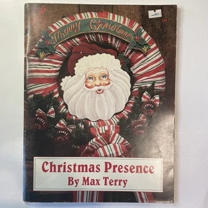 Vintage  Christmas Presence By Max Terry Tole Painting Craft Book Decorative - Picture 1 of 7