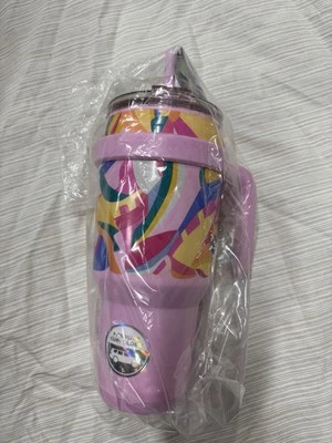 Vaso Cold1 de acero inoxidable aislado al vacío Reducir con tapa y pajita 40 oz. Foto 1 de 4