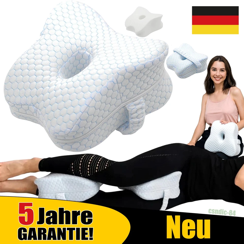 Kniekissen,Orthopädisches Seitenschläfer  Schlafkissen Beinkissen.Seitenschläfer - Bild 1 von 4