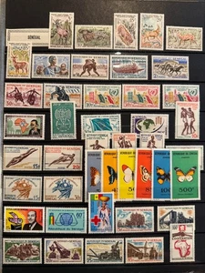 🦬 SENEGAL - Belle collection de Timbres neufs de 1960 à 1970 🦬 - Picture 1 of 11