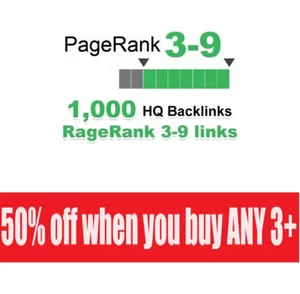 1000 (DA10 to DA88) SEO backlinks - Picture 1 of 1