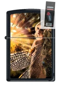 Zippo 5137 faerie RARE & DISCONTINUED Lighter + FLINT PACK - Picture 1 of 1