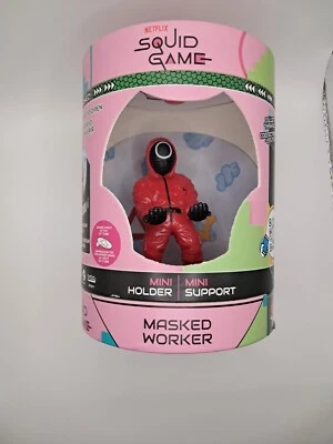 精致游戏:Holdems:Netflix Squidgames 面具管理器耳塞和手机支架 — 第 1/4 张图片