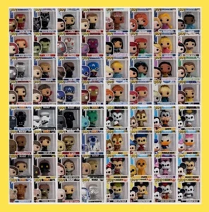 Funko Bitty Pop Miniature, Star Wars, Disney, Marvel, Harry Potter, Princess - Picture 1 of 108