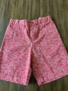 Vineyard Vines Boys Pink Shark Print Shorts Size 6 - Picture 1 of 6
