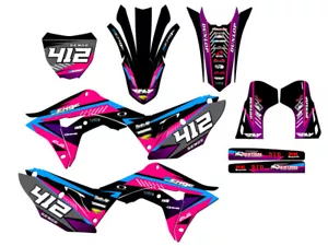 Kit de gráficos Senge Pink Senge 2019-2021 CRF 250 R SURGE compatible con Honda - Imagen 1 de 10