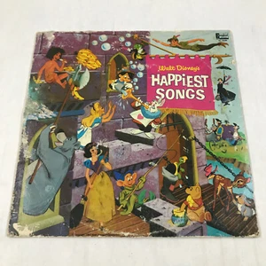 WALT DISNEY HAPPIEST SONGS LOUIS PRIMA JULIE ANDREWS DL3509 LP VINYL RECORD 1967 - Picture 1 of 9