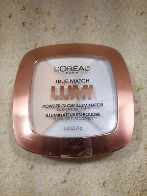 L'Oreal True Match Lumi Powder Glow Illuminator Blush & Highlight C302 ICE/GLACE - Image 1 of 2