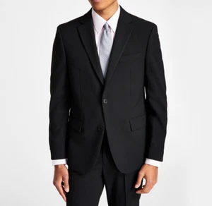 New $360 Ben Sherman Performance Men's 40R Skinny Black Stretch Suit Jacket - Picture 1 of 10