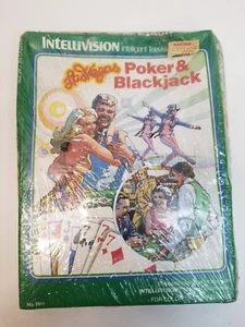 Poker y Blackjack de Las Vegas (Intellivision, 1979) NUEVO Sellado Nuevo en Caja - Imagen 1 de 6