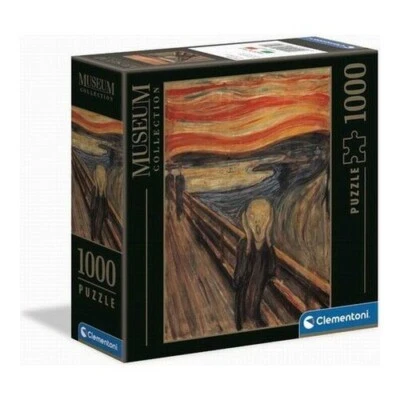 Puzzle Clementoni 1000 Pezzi L'urlo di Munch 69x50 Hight Quality Collection - Immagine 1 di 4