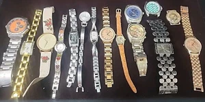 Assorted Watches Lot - Fossil -DKNY - LAX- Geneva- Not Working PARTS ONLY - Picture 1 of 24