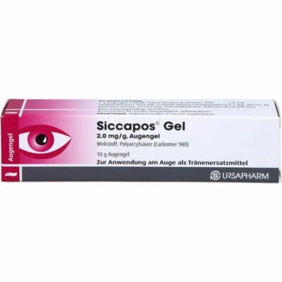 URSAPHARM ARZNEIMITTEL GMBH SICCAPOS Gel 10 g PZN00165190