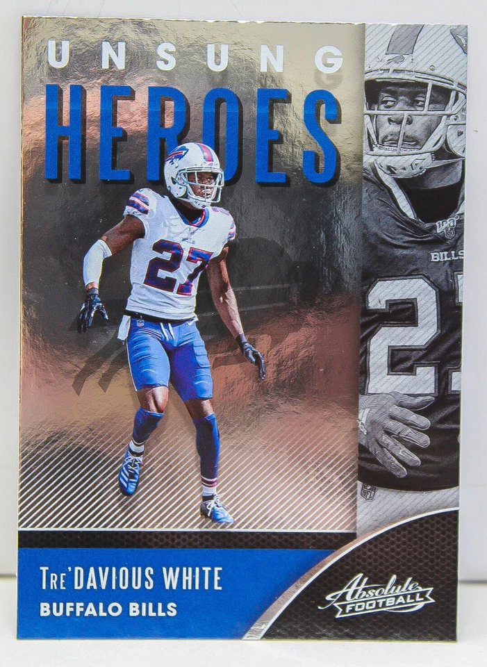 Tre'Davious White 2020 Absolute Football Unsung Heroes Foil Insert Card #UH-TW - Image 1 of 2
