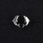 925 Solid Sterling Silver Plain Stud Earring A708
