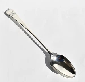 1771 THOMAS CHAWNER Sterling Silver Basting Spoon Geo III - Crested Eagle - Picture 1 of 19