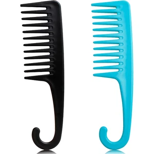 2PCS Premium Wide Tooth Comb, Shower Combs for Wet Curly Hair, Large Detangling - Picture 1 of 12