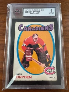 KEN DRYDEN - 1971 O-Pee-Chee Rookie #45, KSA 4 - Picture 1 of 2