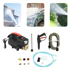 80Bar High Pressure Washer Electric Water Pump Floor Car Cleaning Machine Black - Picture 1 of 21