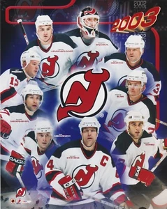 NEW JERSEY DEVILS 2003 TEAM COLLAGE 8X10 COLOR PHOTO FILE LICENSED - Picture 1 of 1