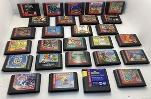 Sega Genesis Game Lot Of 27! Tested/Authentic Vectorman,Sonic,Street Fighter 2 - Picture 1 of 20