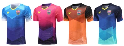 Adult Kid Butterfly Sports Short Sleeve Tops Tennis Clothes Badminton Wear T - Image 1 of 4