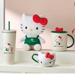 Taza fría Hello Kitty Starbucks Corea 2024 473 ml 355 ml/473 ml edición limitada - Imagen 1 de 4