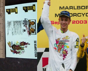 decal tee shirt moto gp 1/12 éme world champion Valentino Rossi  2013