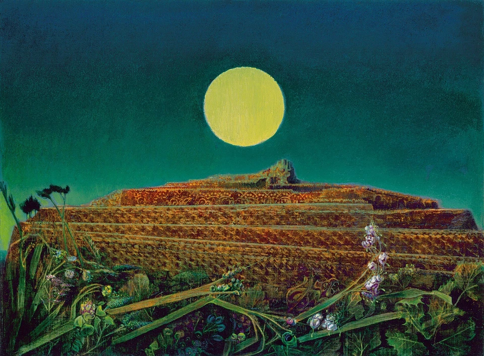 MAX ERNST Surrealism Art Poster or Rolled Canvas Print "The Entire City" - Image 1 of 1