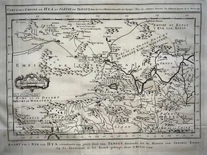 1770 Schley, 'L’Empire de Hya et Partie de Tangut', Xi Xia, China - Picture 1 of 4