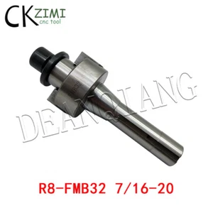 1×R8-FMB32 R8-FMB Milling Arbor Drawbar thread 7/16-20 For 100mm Diameter Cutter - Picture 1 of 6