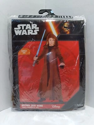 STAR WARS Marrón BATA JEDI INFANTIL Disfraz Halloween 6+ - ¡NUEVO! Foto 1 de 4