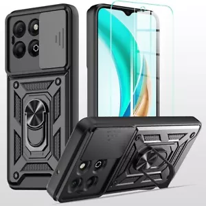 Case For Honor X6B TOUGH Ring ARMOUR Shockproof Stand Phone Cover & Screen Guard - Picture 1 of 16
