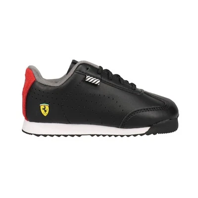 PUMA Scuderia Ferrari Roma Via Perforated Lace Up  Toddler Boys Black Sneakers C - Image 1 of 4