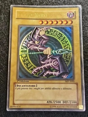 Yugioh Mago Nero Prima Edizione Ultra Rara Mazzo Introduttivo MIY-1005 Anno 2002 - Immagine 1 di 4