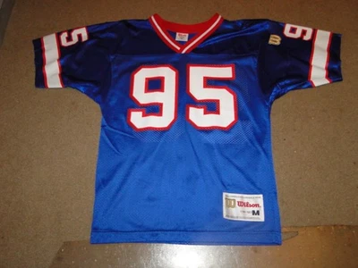 BUFFALO BILLS #95 BRYCE PAUP NFL THROWBACK JERSEY BY WILSON YOUTH SIZE MED. - Image 1 of 2