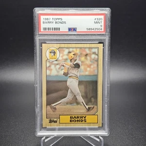 1987 Topps Barry Bonds Pittsburgh Pirates New Cert PSA 9 Rookie #320 10913 - Foto 1 di 2