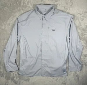 Under Armour Hybrid Long Sleeve Shirt Fish XXL 1383570 Gray NWT - Picture 1 of 9