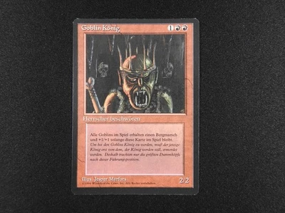 Goblin King German NM/LP [FBB Revised Edition] Mtg Magic Free Tracking! - Image 1 of 2