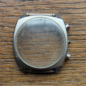 Breitling Top Time Vintage Case Front & Pushers Parts 35.2mm Venus 188 (BO21) - Picture 1 of 7