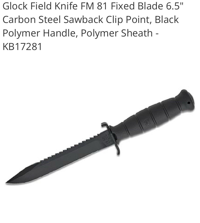 GLOCK Fixed Blade Hunting Knives | eBay GLOCK Fixed Blade Hunting Knives | eBay