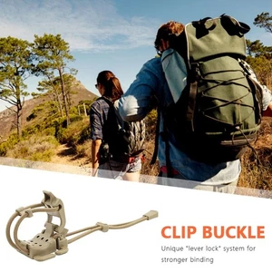 Fixed Clip Gear Organizer Buckle Fastener Gear Clips Hiking - Picture 1 of 11