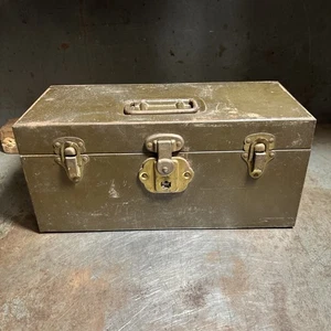 Vintage Kennedy Metall Werkzeugkoffer mit Ablage für Werkstätten und Werkzeuge - Bild 1 von 15